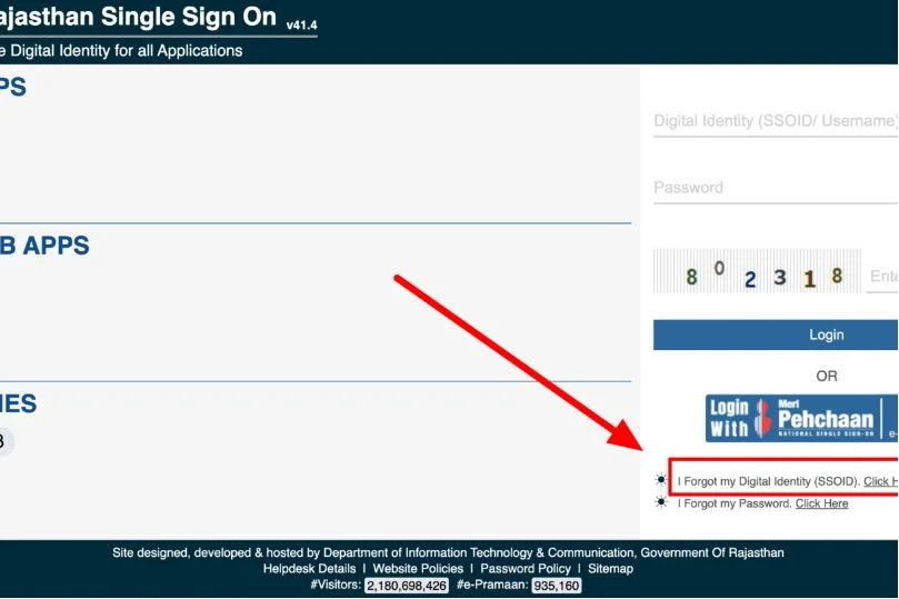 recover sso id