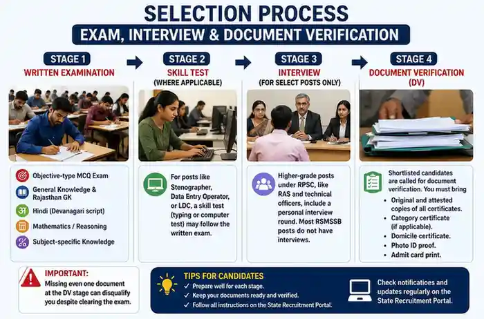 state recruitment portal rajasthan 